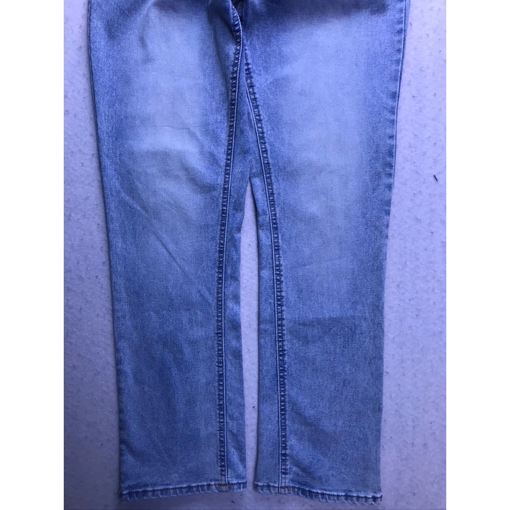 Frye Straight Leg Jeans Womens 4/27 Blue High Rise Stretch Denim - Picture 9 of 11